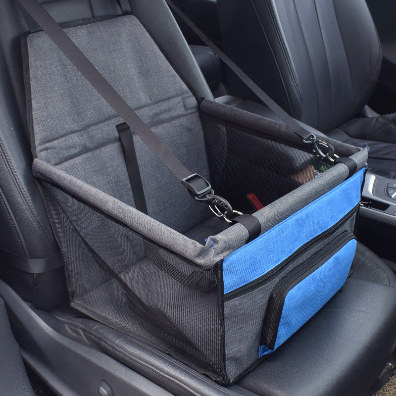 Органайзер-сиді для перевезення тварин в автомобілі, складаний, з кишенями