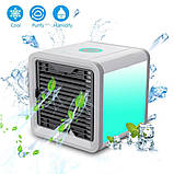 Персональний портативний охолоджувач зволожувач повітря Air Cooler з підсвічуванням від USB і мережі, фото 2