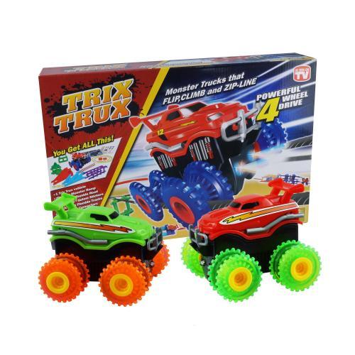 Іграшковий трек Trix Trux з 2 машинками Монстр Трак, дитячий гоночний автотрек