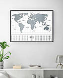 Скретч Карта Світу Travel Map World Flags, фото 3