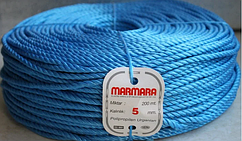 Кручена поліпропіленова мотузка Marmara (Мармара) 5мм