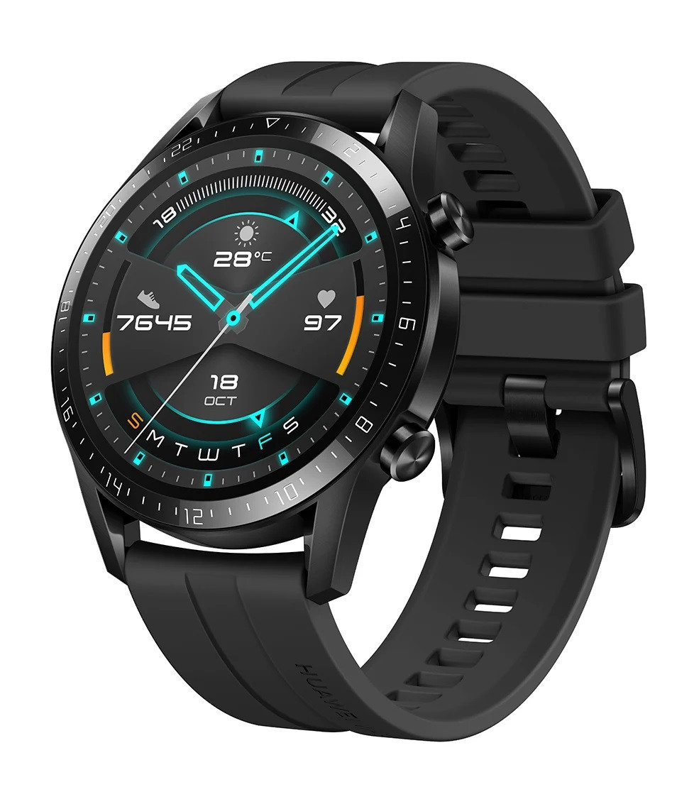 Розумний годинник HUAWEI Watch GT 2 Sport (55024474) (LTN-B19) Matte Black (Без паковання)