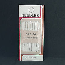 Набір голок із великим золотим вушком