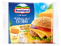 Сыр чеддер ломтиками Hochland Cheddar 130 г 40%
