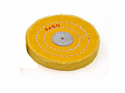 Коло муслінове біле/жовте d - 150 mm