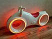 Беговел Tron Велобіг від каталка Tilly GS-0020 White/Red LED підсвічування Bluetooth і динаміки, фото 4