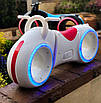 Беговел Tron Велобіг від каталка Tilly GS-0020 White/Red LED підсвічування Bluetooth і динаміки, фото 7
