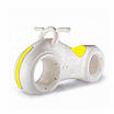 Беговел Tron Велобіг від каталка Tilly GS-0020 White/Yellow LED підсвічування Bluetooth і динаміки, фото 4