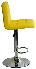 Барний стілець з спинкою Bonro B-628 жовтий (40080040), фото 2