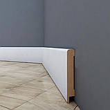 Плінтус МДФ білий італійський, розміри 2070х79х16мм. Доставка, фото 2