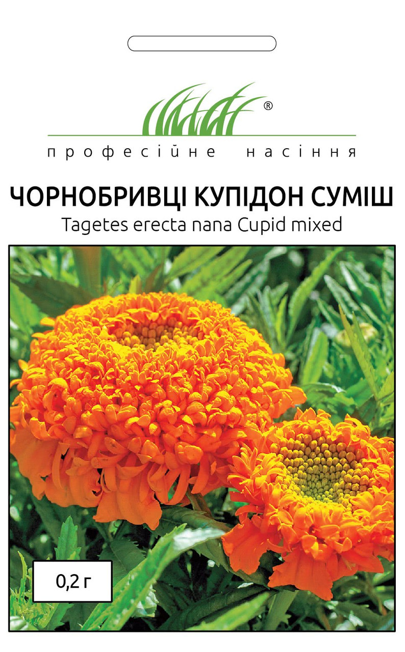 Чорнобривці Купідон Суміш прямостоячі 0,2 г