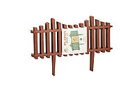 Садовая изгородь Poliwork Nergiz Flora Garden Fence 59 x 39 см, Цвет Tёмно-Коричневый