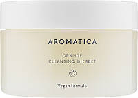 Очищающий щербет на основе апельсинового масла Aromatica Orange Cleansing Sherbet 180 г (8809151139063)