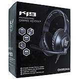 Навушники ігрові ONIKUMA Gaming LED К19, чорні, фото 6