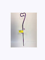 Подпорка под орхидею Form-Plastic Алмаз фирурная 39 см, Цвет Прозрачный-Фиолетовый