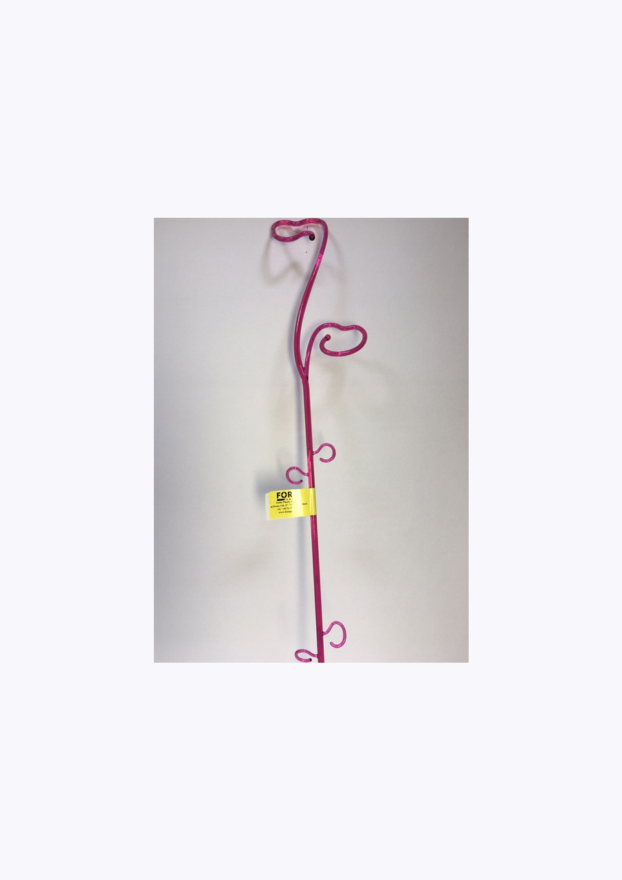 Подпорка под орхидею Form-Plastic Алмаз фигурная 59 см, Цвет Прозрачный Розовый - фото 2 - id-p1363383214