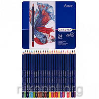 Набір кольорових олівців MARCO Chroma 8010-24TN, 24 кольори