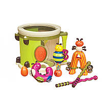 Набор детских музыкальных инструментов Battat ПАРАМ-ПАМ-ПАМ (7 инструментов - барабан, маракас, бубен и др)
