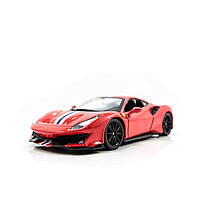 Металлическая модель авто Ferrari 488 Pista 1:24