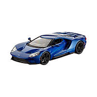 Металлическая модель авто Ford Gt Голубой Металлик, Серебристый Металлик, 1:32