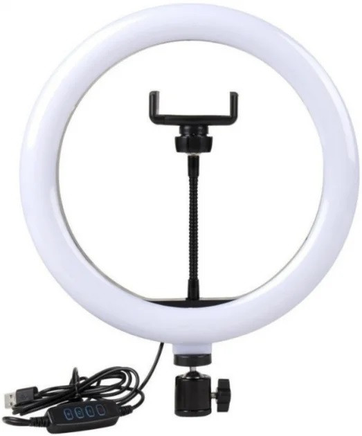 Кільцева LED лампа SMN-12 30см 1 крепл.тел USB