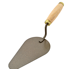 Кельма пічника Крапля фарб. сталь дерев'яна ручка, фото 1