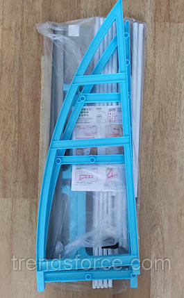 Стелаж для зберігання над пральною машиною Блакитний 184749, фото 2