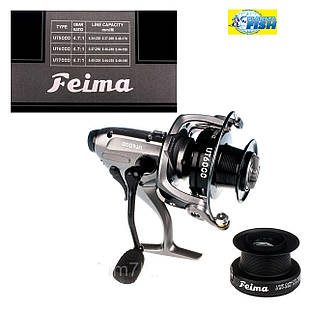 Катушка Feima UT, 5+1bb baitrunner system