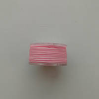 Нить вощёная 0,55 мм розовая 10 метров