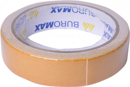 Клеєння стрічка двостороння Buromax JOBMAX 24 мм х 2 м білий (BM.7514)