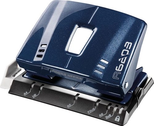 Діркопробивач металевий Maped ADVANCED METAL до 25 аркушів синій металік (MP.620312)