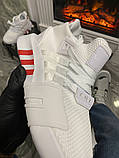 Чоловічі / жіночі кросівки Adidas Equipment EQT White Red, білі кросівки адідас еквіпмент ект, фото 2