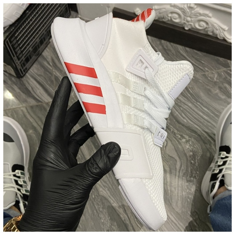 Чоловічі / жіночі кросівки Adidas Equipment EQT White Red, білі кросівки адідас еквіпмент ект, фото 1