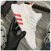 Мужские / женские кроссовки Adidas Equipment EQT White Red, белые кроссовки адидас эквипмент ект