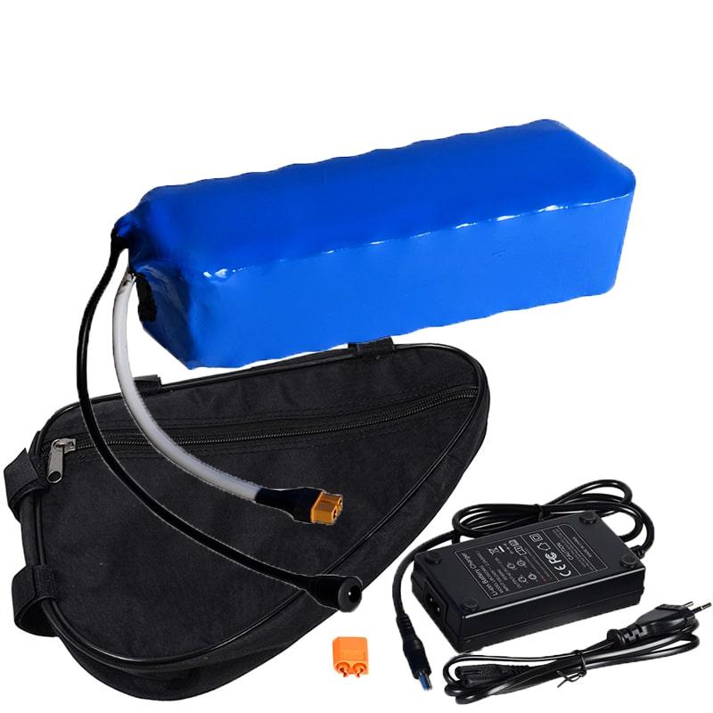 Літійовий акумулятор 36В 9,6AчАг (у термоусадці), сумка та зарядка, фото 1