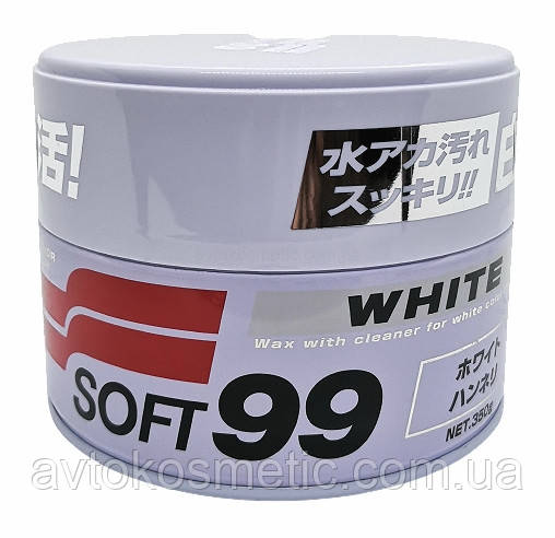 SOFT 99 White Super Wax Оригинал - полироль для автомобилей светлых цветов - фото 1 - id-p513178317