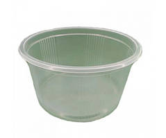 Контейнер для харчових продуктів одноразовий Україна 350 мл круглий 1000 шт./яск. полімерний (110058 PP)