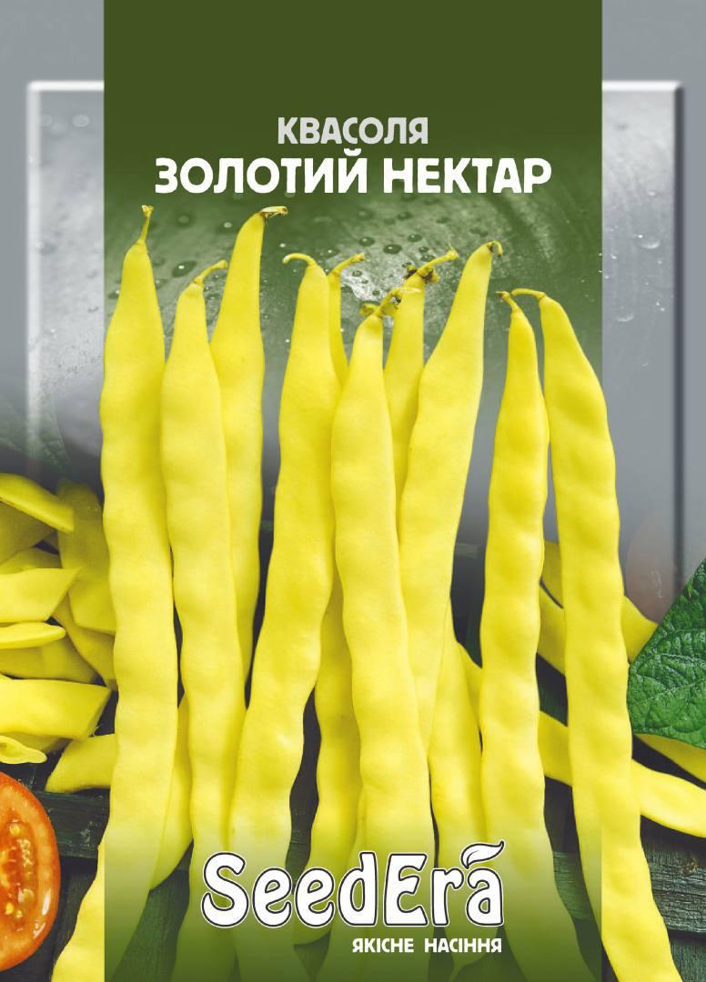 Насіння квасолі спареної Золотої Нектар, 20 г, Seedera