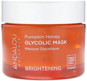 Гліколева маска з гарбузом і медом освітлююча Andalou Naturals 50 мл