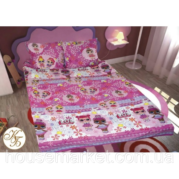 Комплект дитячої полуторної білизни Лялька Лол, Бязь Люкс - фото 1 - id-p1363536491