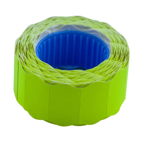 Цінник Buromax фігурний 500 шт 6 м 22x12 мм жовтий (BM.282201-08)