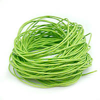 Вощений Шнур салатний 1 мм