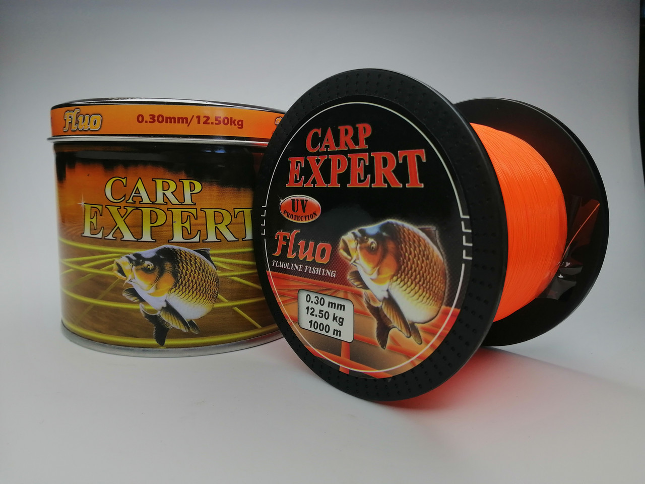Волосінь Energofish Carp Expert UV Fluo Orange 1000 м 0.30 мм