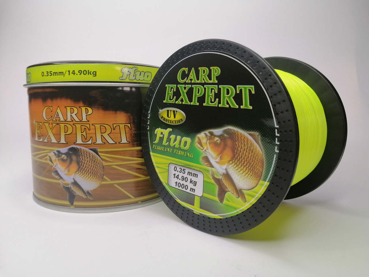 Волосінь Energofish Carp Expert UV Fluo Yellow 1000 м 0.35 мм
