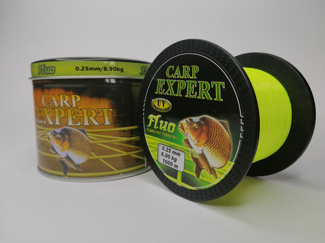Волосінь Energofish Carp Expert UV Fluo Yellow 1000 м 0.25 мм