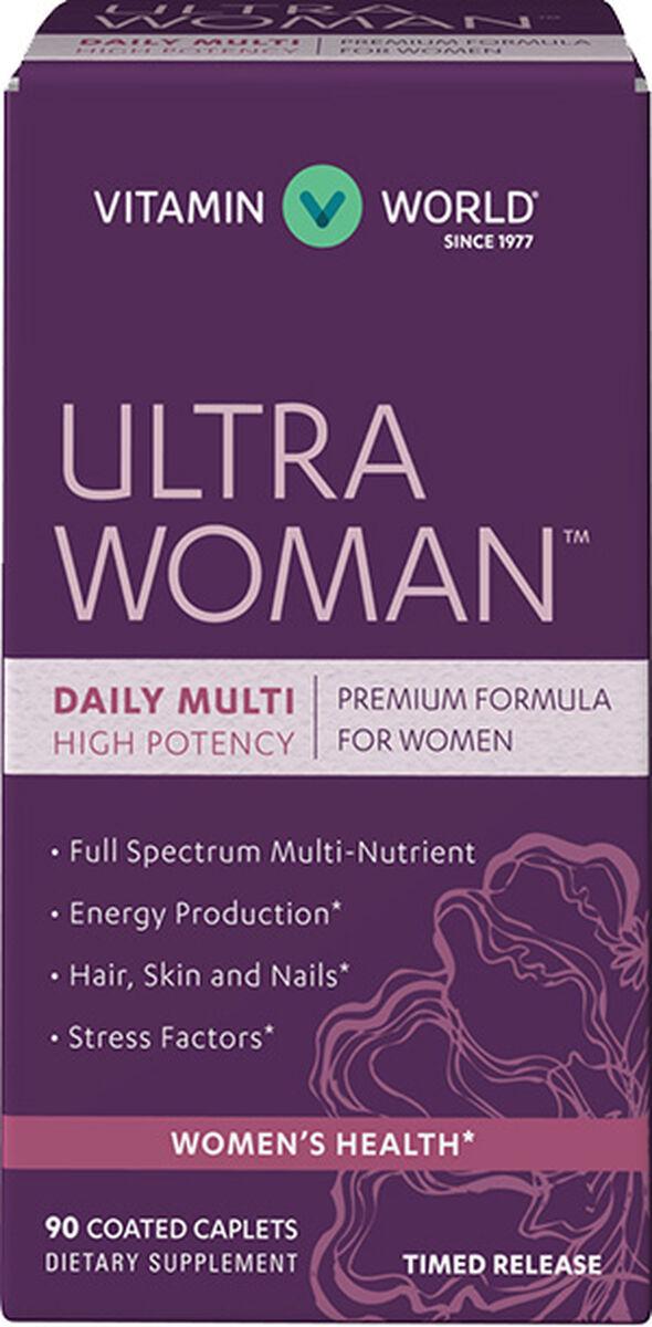 Вітаміни для жінок Vitamin World Ultra Woman Daily Multivitamins 90 капс. (уцінка термін по 12.22)