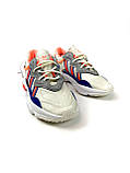 Жіночі кросівки Adidas Ozweego Beige Orange Blue, різнокольорові кросівки адідас озвіго, фото 4