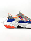Жіночі кросівки Adidas Ozweego Beige Orange Blue, різнокольорові кросівки адідас озвіго, фото 6