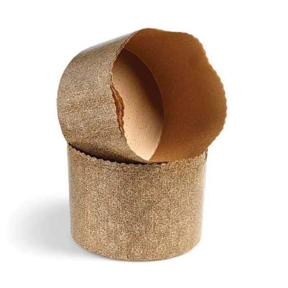 Форма для пасхи паперова, форма для випічки паски 70х60 мм, 100 грам (Італія), набір 50 шт, фото 1