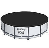 Басейн BestWay 5612Z 488 х 122 см, фільтр-насос 5678 л/год, сходи, тент, фото 3